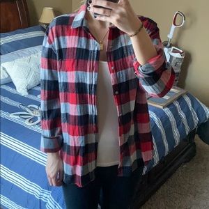 Tall woods flannel button up
